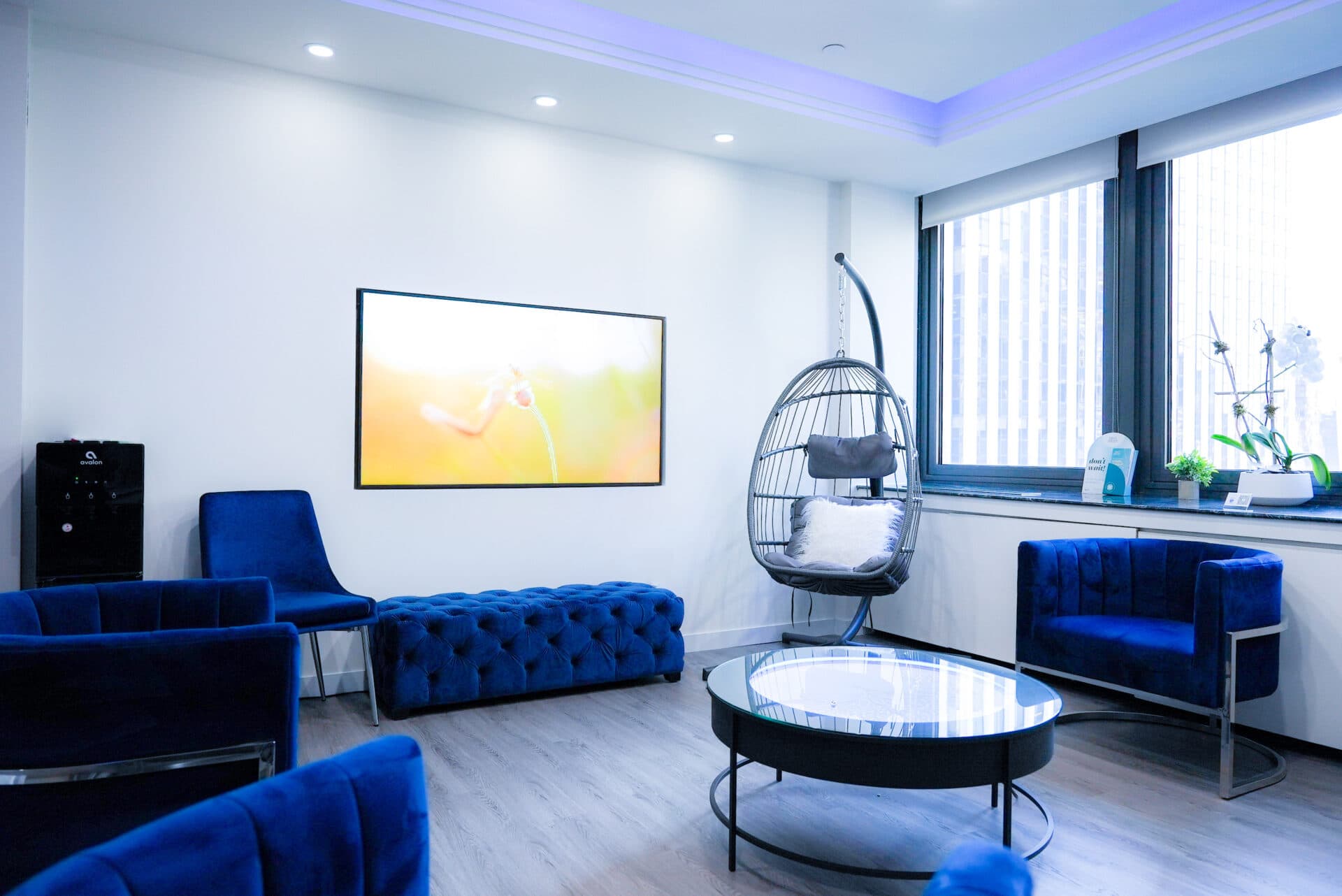 Comfortable consultation lounge