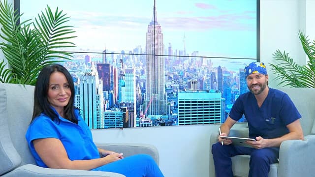 Dr. Sergei Kalsow in consultation at the Madison Avenue practice